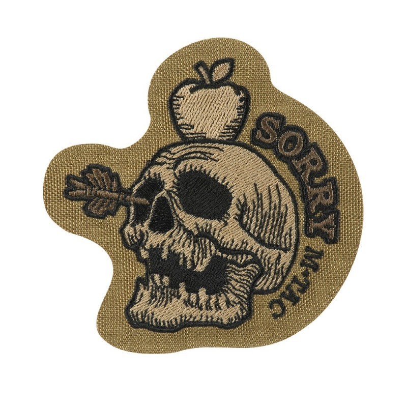 Nášivka M-Tac Sorry Skull - coyote Nášivka M-Tac Sorry Skull - coyote