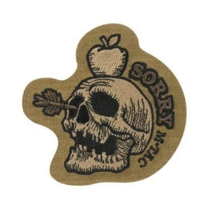 Nášivka M-Tac Sorry Skull - coyote