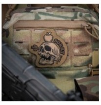 Nášivka M-Tac Sorry Skull - coyote