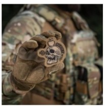 Nášivka M-Tac Sorry Skull - coyote