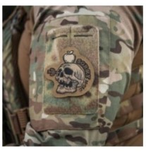 Nášivka M-Tac Sorry Skull - coyote
