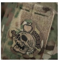 Nášivka M-Tac Sorry Skull - multicam