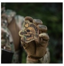 Nášivka M-Tac Sorry Skull - multicam-coyote