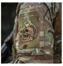 Nášivka M-Tac Sorry Skull - multicam-coyote
