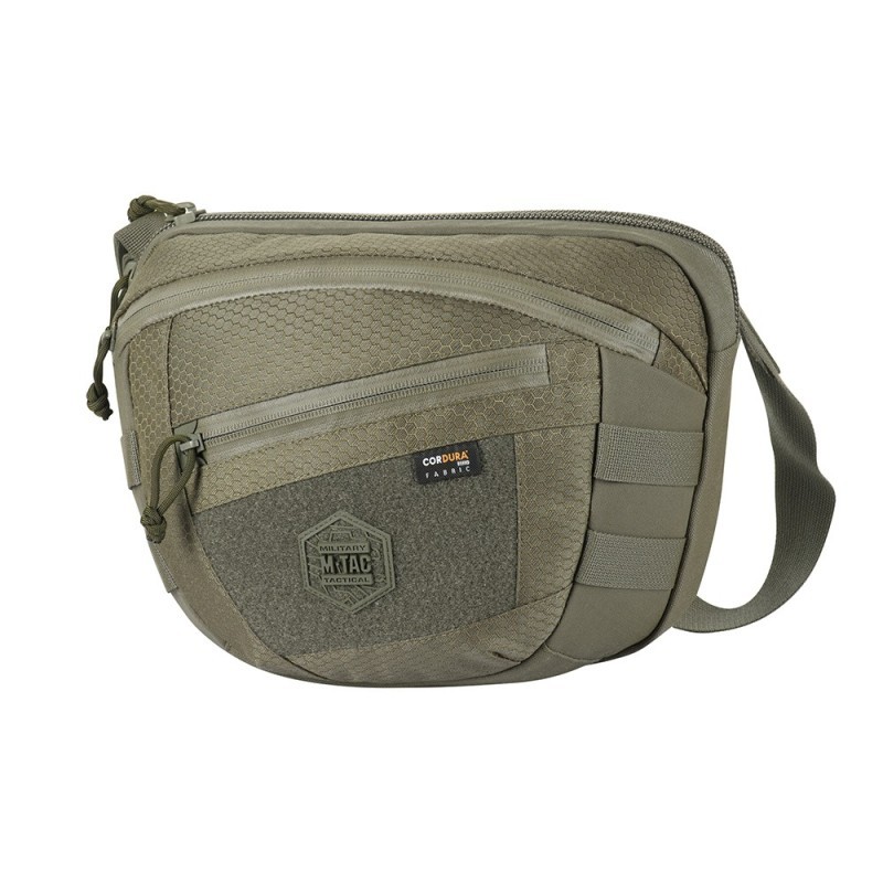 Taška cez rameno M-Tac Sphaera Hex Hardsling Bag Large Velcro - ranger green