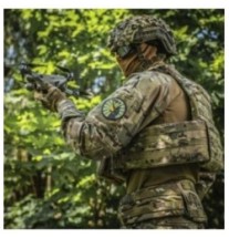 Nášivka M-Tac Way of The Samurai - farebná-čierna
