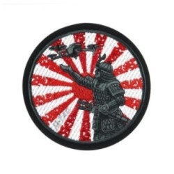 Nášivka M-Tac Way of The Samurai - červená-čierna