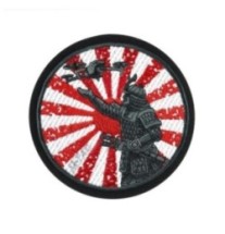 Nášivka M-Tac Way of The Samurai - červená-čierna