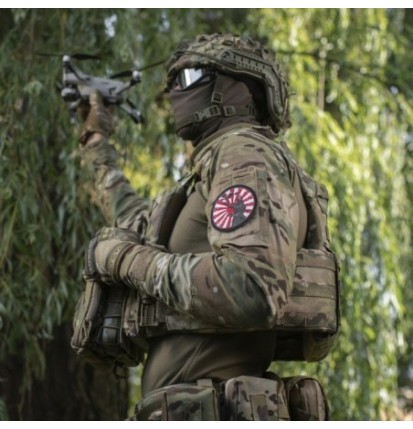 Nášivka M-Tac Way of The Samurai - červená-čierna