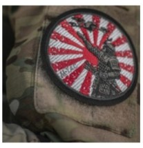 Nášivka M-Tac Way of The Samurai - červená-čierna