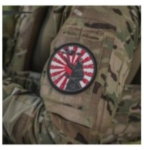 Nášivka M-Tac Way of The Samurai - červená-čierna