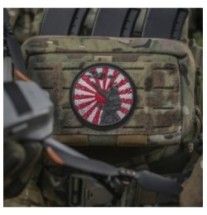 Nášivka M-Tac Way of The Samurai - červená-čierna