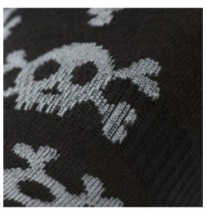 Ľahké letné ponožky M-Tac Pirate Skull Lower - čierne, 43-46