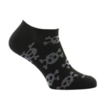 Ľahké letné ponožky M-Tac Pirate Skull Lower - čierne, 43-46