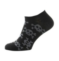 Ľahké letné ponožky M-Tac Pirate Skull Lower - čierne, 43-46
