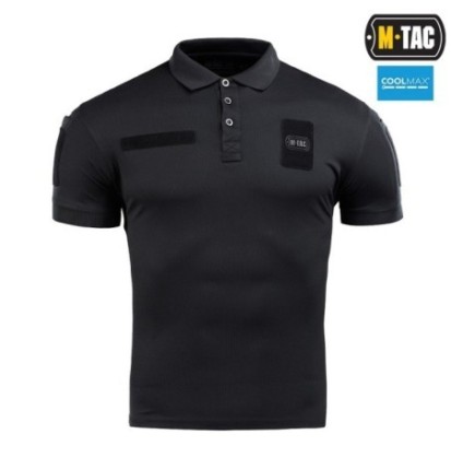 Polokošeľa M-Tac Elite Tactical Coolmax - čierna, XS