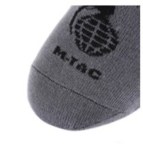 Ľahké letné ponožky M-Tac Grenades Lower - sivé, 43-46