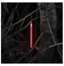 Svietiaca tyčinka M-Tac Light Glow Stick 15 cm - červená