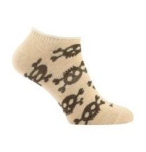 Ľahké letné ponožky M-Tac Pirate Skull Lower - béžové, 43-46