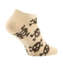 Ľahké letné ponožky M-Tac Pirate Skull Lower - béžové, 43-46
