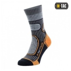 Ponožky M-Tac Polar Merino 40 % - sivé-oranžové, 35-38