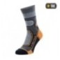 Ponožky M-Tac Polar Merino 40 % - sivé-oranžové, 35-38