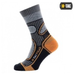 Ponožky M-Tac Polar Merino 40 % - sivé-oranžové, 35-38