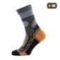 Ponožky M-Tac Polar Merino 40 % - sivé-oranžové, 35-38