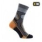 Ponožky M-Tac Polar Merino 40 % - sivé-oranžové, 35-38