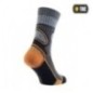 Ponožky M-Tac Polar Merino 40 % - sivé-oranžové, 35-38