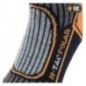 Ponožky M-Tac Polar Merino 40 % - sivé-oranžové, 35-38