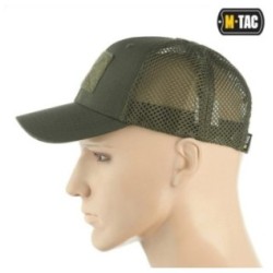 Šiltovka M-Tac Mesh Flex Ripstop Baseball Velcro - olivová, S/M