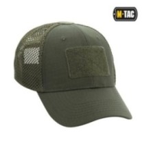 Šiltovka M-Tac Mesh Flex Ripstop Baseball Velcro - olivová, S/M