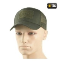 Šiltovka M-Tac Mesh Flex Ripstop Baseball Velcro - olivová, S/M