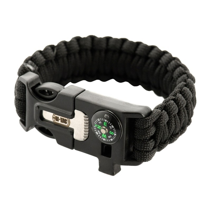 Náramok para M-Tac Paracord Multi - čierny, M Náramok para M-Tac Paracord Multi - čierny, M