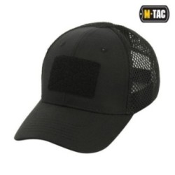 Šiltovka M-Tac Mesh Flex Ripstop Baseball Velcro - čierna, S/M