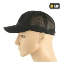 Šiltovka M-Tac Mesh Flex Ripstop Baseball Velcro - čierna, S/M
