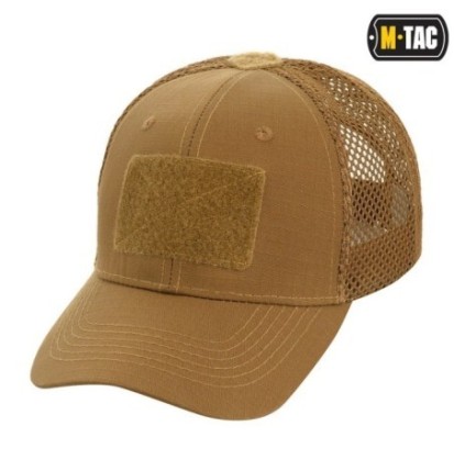 Šiltovka M-Tac Mesh Flex Ripstop Baseball Velcro - coyote, S/M