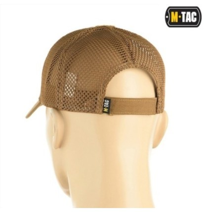 Šiltovka M-Tac Mesh Flex Ripstop Baseball Velcro - coyote, S/M