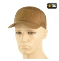 Šiltovka M-Tac Mesh Flex Ripstop Baseball Velcro - coyote, S/M