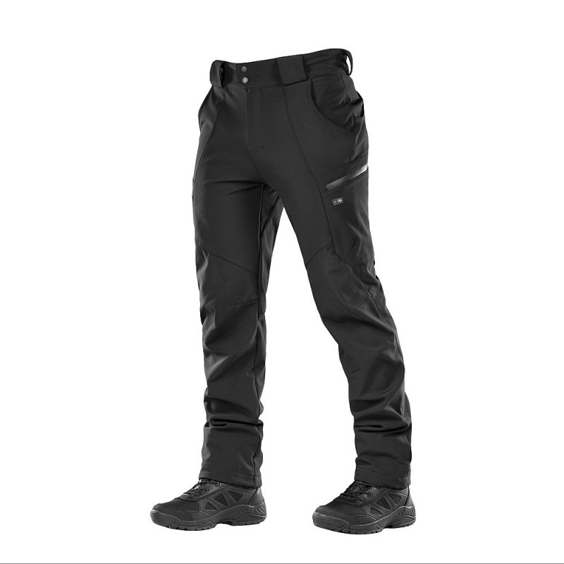 Nohavice M-Tac Soft Shell Winter - čierne, XS Nohavice M-Tac Soft Shell Winter - čierne, XS