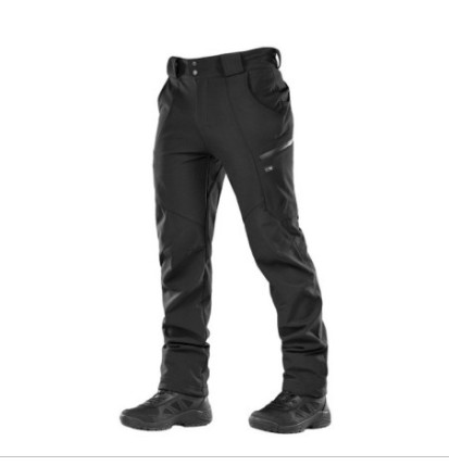 Nohavice M-Tac Soft Shell Winter - čierne, XS