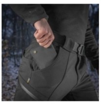 Nohavice M-Tac Soft Shell Winter - čierne, XS