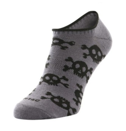 Ľahké letné ponožky M-Tac Pirate Skull Lower - sivé, 43-46