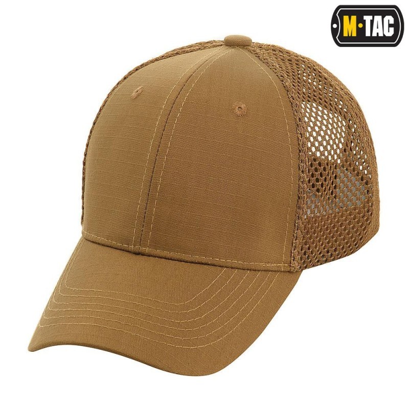 Šiltovka M-Tac Mesh Flex Ripstop Baseball - coyote, S/M Šiltovka M-Tac Mesh Flex Ripstop Baseball - coyote, S/M