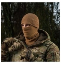 Čiapka zimná M-Tac Fleece Helmet Liner Rip-Stop - coyote, S