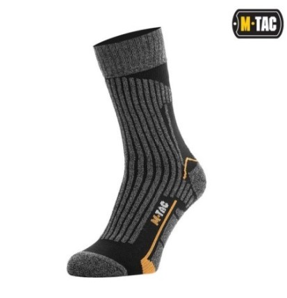 Ponožky M-Tac Coolmax 75 % - čierne-sivé, 43-46