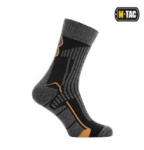 Ponožky M-Tac Coolmax 75 % - čierne-sivé, 43-46