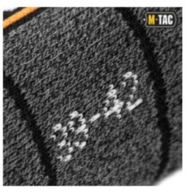 Ponožky M-Tac Coolmax 75 % - čierne-sivé, 43-46