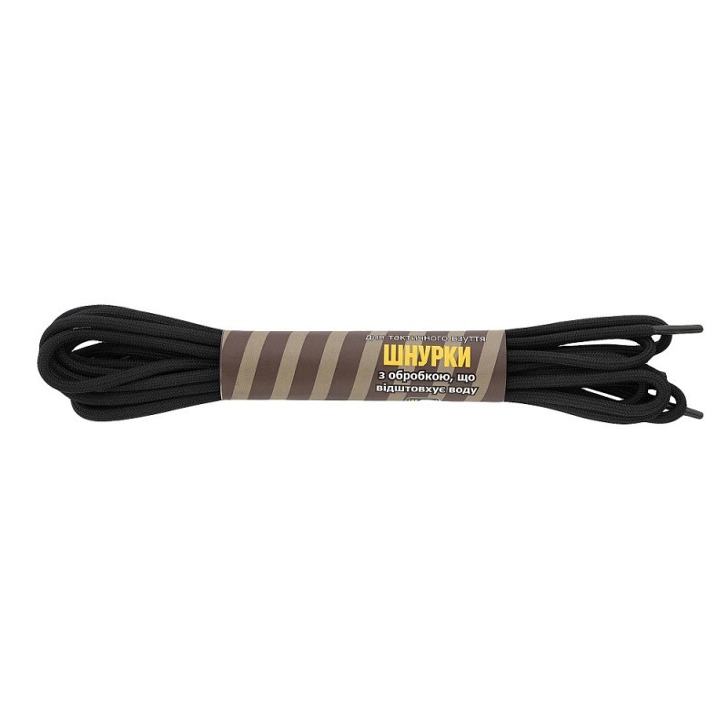 Šnúrky do topánok M-Tac Impregnation Laces - čierne, 175